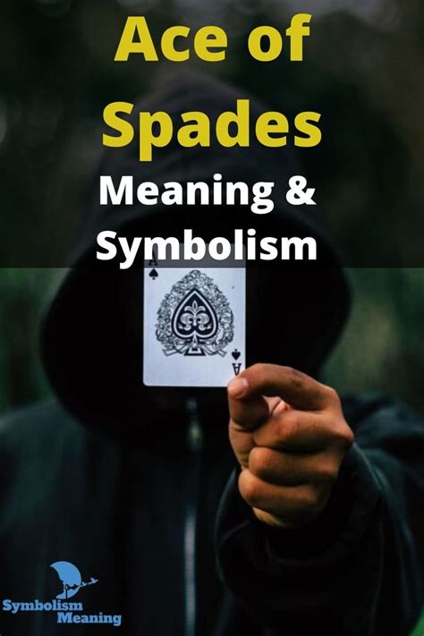 ace of spades meaning|Ace of Spades: History & Symbolism Explained 